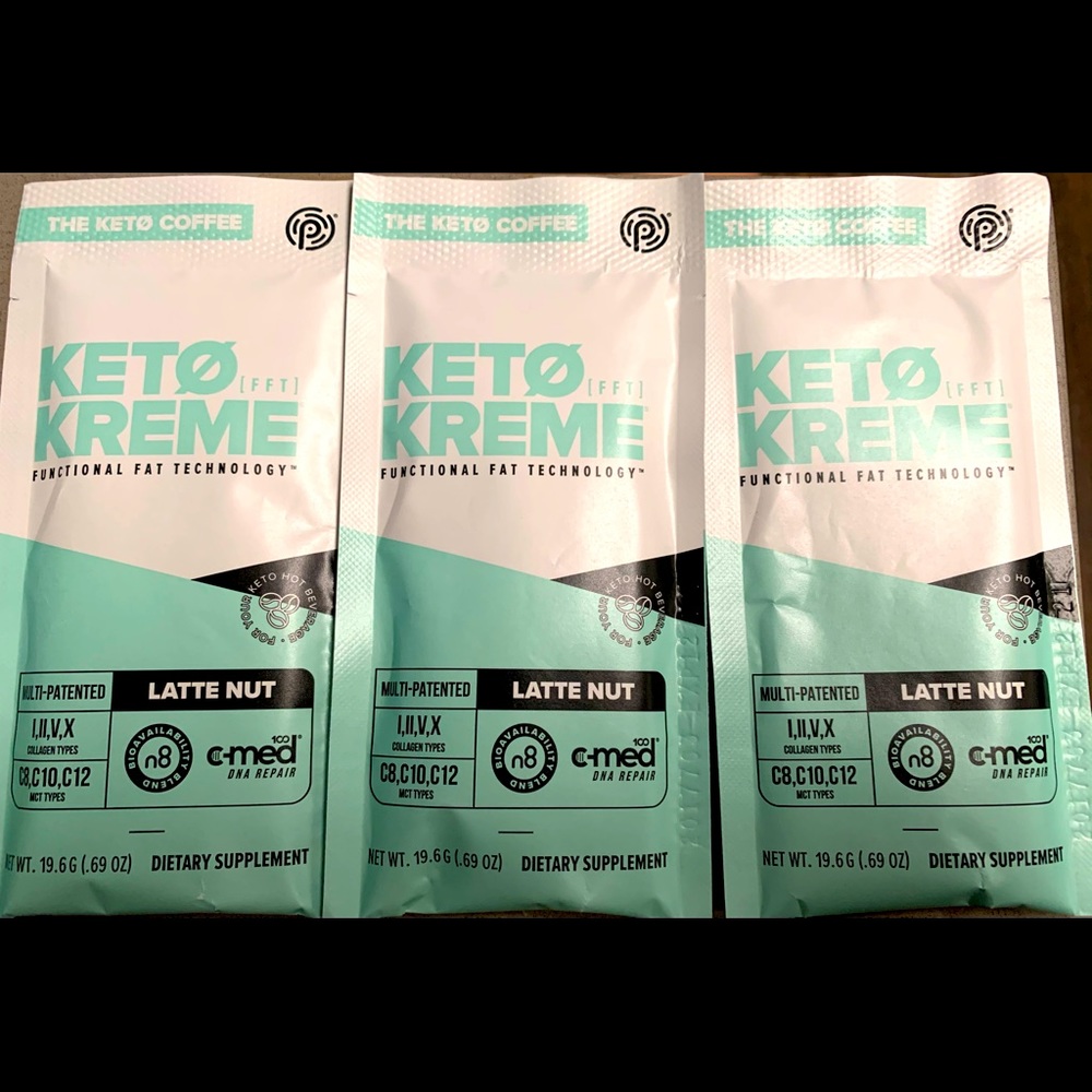 Keto Kreme 3 Pack Trial- Latte Nut